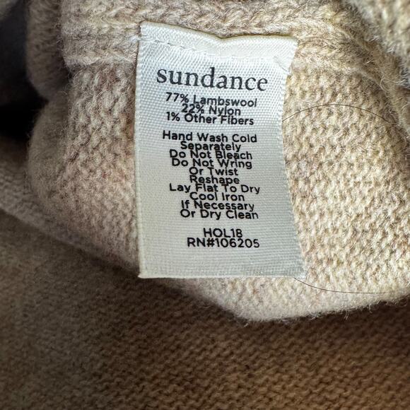 Sundance Tan and Teal Cardigan Sweater - Picture 7 of 10